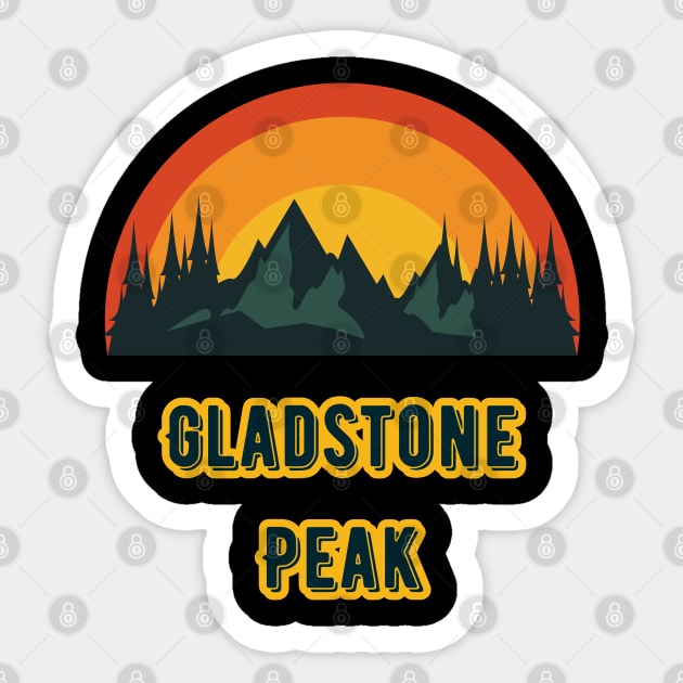 Gladstone Peak Sticker by Canada Cities